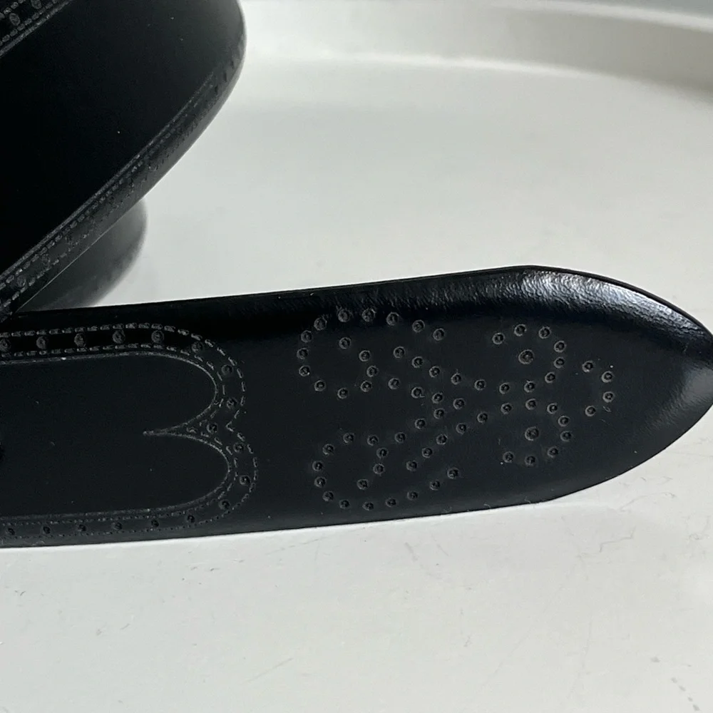 NEW Men’s Wearhouse Black Genuine Leather Italy Belt Size 36
